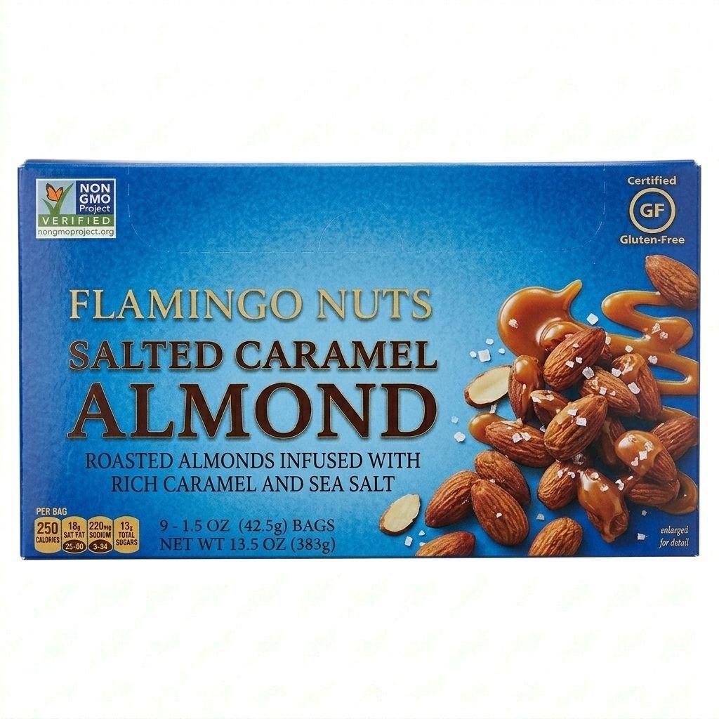 Flamingo Nuts - Salted Caramel Almond
