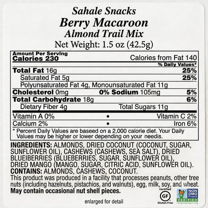 Flamingo Nuts - Berry Macaroon Almond Trail Mix