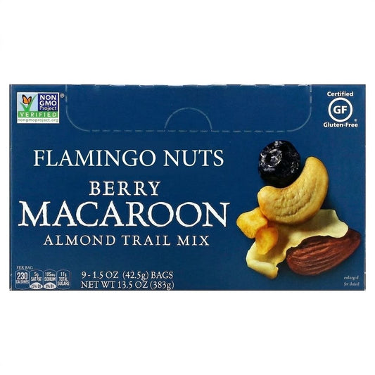 Flamingo Nuts - Berry Macaroon Almond Trail Mix