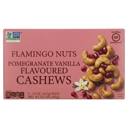 Flamingo Nuts- Pomegranate Vanilla Flavoured Cashews