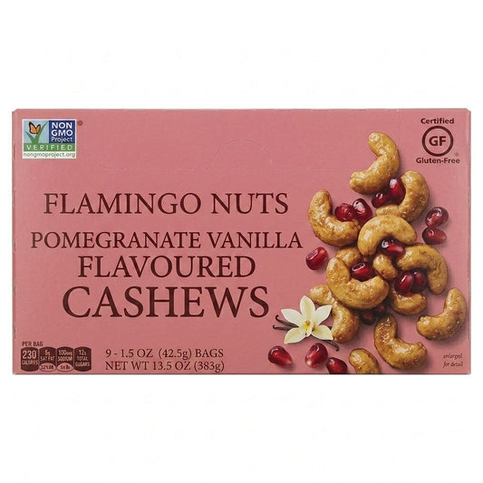 Flamingo Nuts- Pomegranate Vanilla Flavoured Cashews